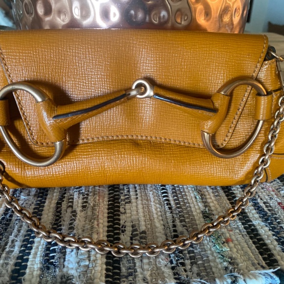 Authentic Gucci Horsebit Clutch - Picture 6 of 10